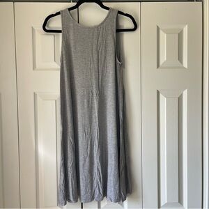 Old Navy Gray Sleeveless Scoop Neck Sundress